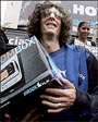 Howard Stern with Sirus BoomBox