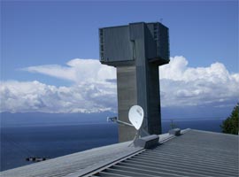 satellite internet for company on island