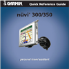 nuvi 350 auto gps quick Reference Guide