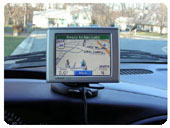 Auto GPS 350 ready to navigate