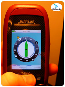 Magellan Triton 500 handheld outdoor GPS 